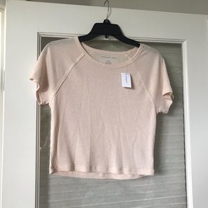 American Eagle Waffle Knit Shirt Size M
